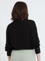 DL Woman Spread Collar Oversized Casual Shirt