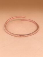 EZURR Unisex Sterling Silver Kada Bracelet
