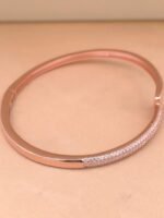 EZURR Unisex Sterling Silver Kada Bracelet
