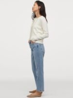 H&M Women White Fine-knit cardigan