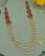 Kushal's Fashion Jewellery 92.5 Pure Silver Gold-Plated Studded & Beaded Layered Necklace