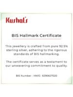 Kushal's Fashion Jewellery 92.5 Pure Silver Gold-Plated Studded & Beaded Layered Necklace