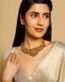 Kushal's Fashion Jewellery Embellished Bridal 92.5 Silver Gold-Plated Temple Necklace