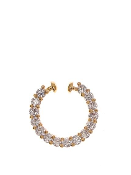 Mali Fionna Gold-Plated Cubic Zirconia Septum Nosepin