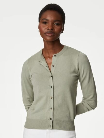 Marks & Spencer Round Neck Cardigan