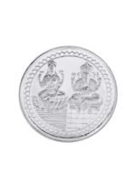 Nipura 999 Pure Silver Ganesh & Laxmi Divine Blessings in Blister Packaging Coin- 10g