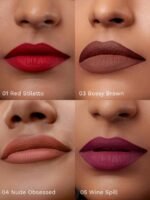 Pilgrim Set Of 4 Matte Me Up Mini Liquid Lipstick - 4 ml Each - Always On Top