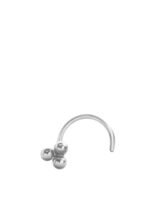 Sangria 925 Sterling Silver Whisper Dot Piercing Stud Nosepin
