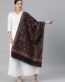 Sangria Ethnic Motifs Woven Design Winter Pashmina Woollen Stole