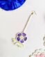 Sangria Floral Beaded Maangtika