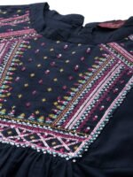 Sangria Women Embroidered Cotton Top