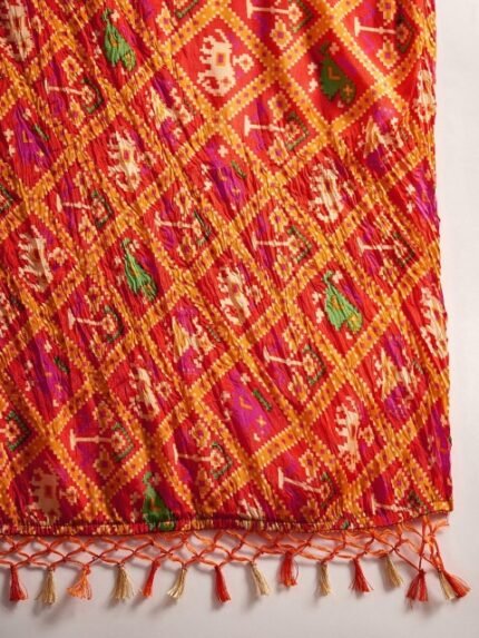 Sangria Women Patola Printed Dupatta