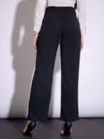 SASSAFRAS worklyf Women Formal Parallel Trousers