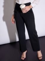 SASSAFRAS worklyf Women Formal Parallel Trousers