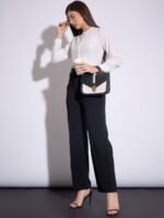 SASSAFRAS worklyf Women Formal Parallel Trousers
