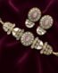 SHONA'S STYLE Copper-Plated Stone Studded Jewellery Set