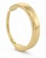 SHREEVARAM Gold-Plated Brass Nose Ring
