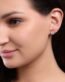 Soraya Luxe 925 Sterling Silver Moissanite Diamond Rhodium-Plated Eternal Stud Earrings