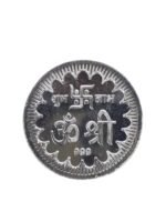 TEEMOODS 999 Sliver Goddess Lakshmi & Ganesh Coin-5gm